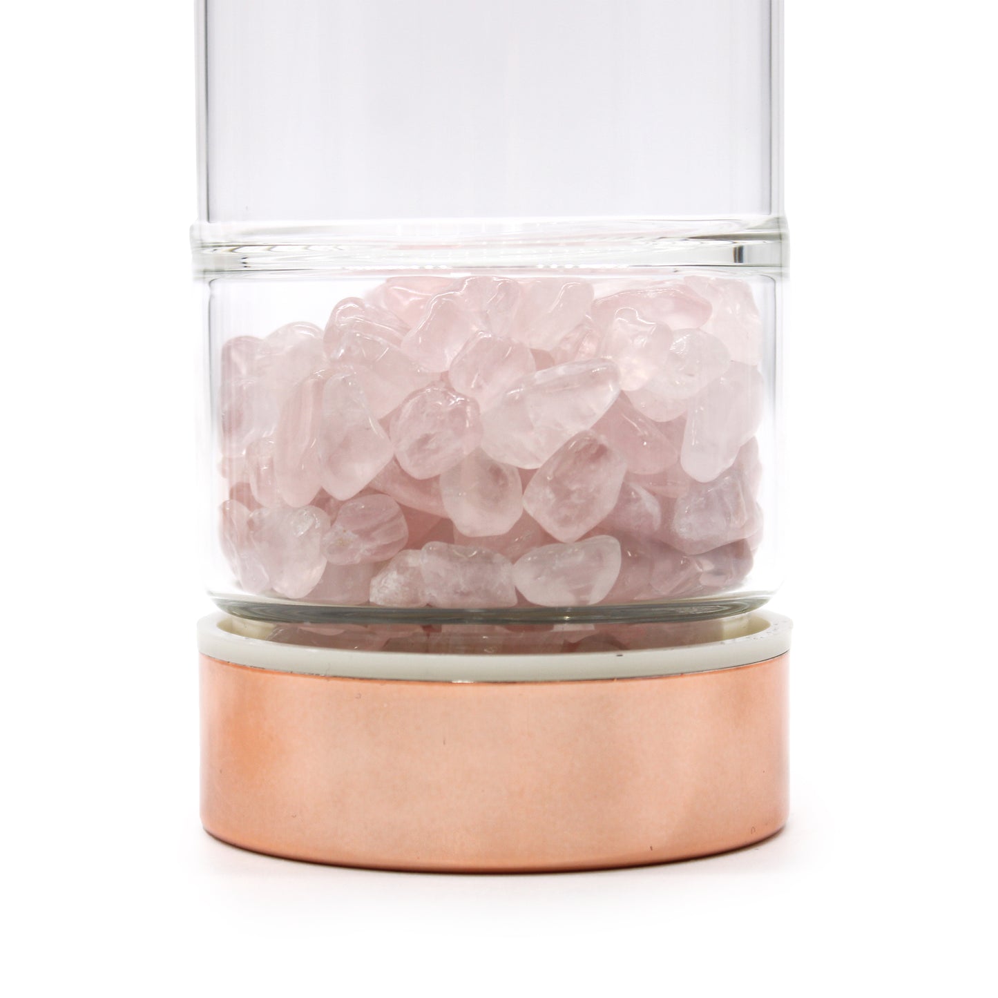 crystal glass tea infuser bottle_Rosebuds Aroma