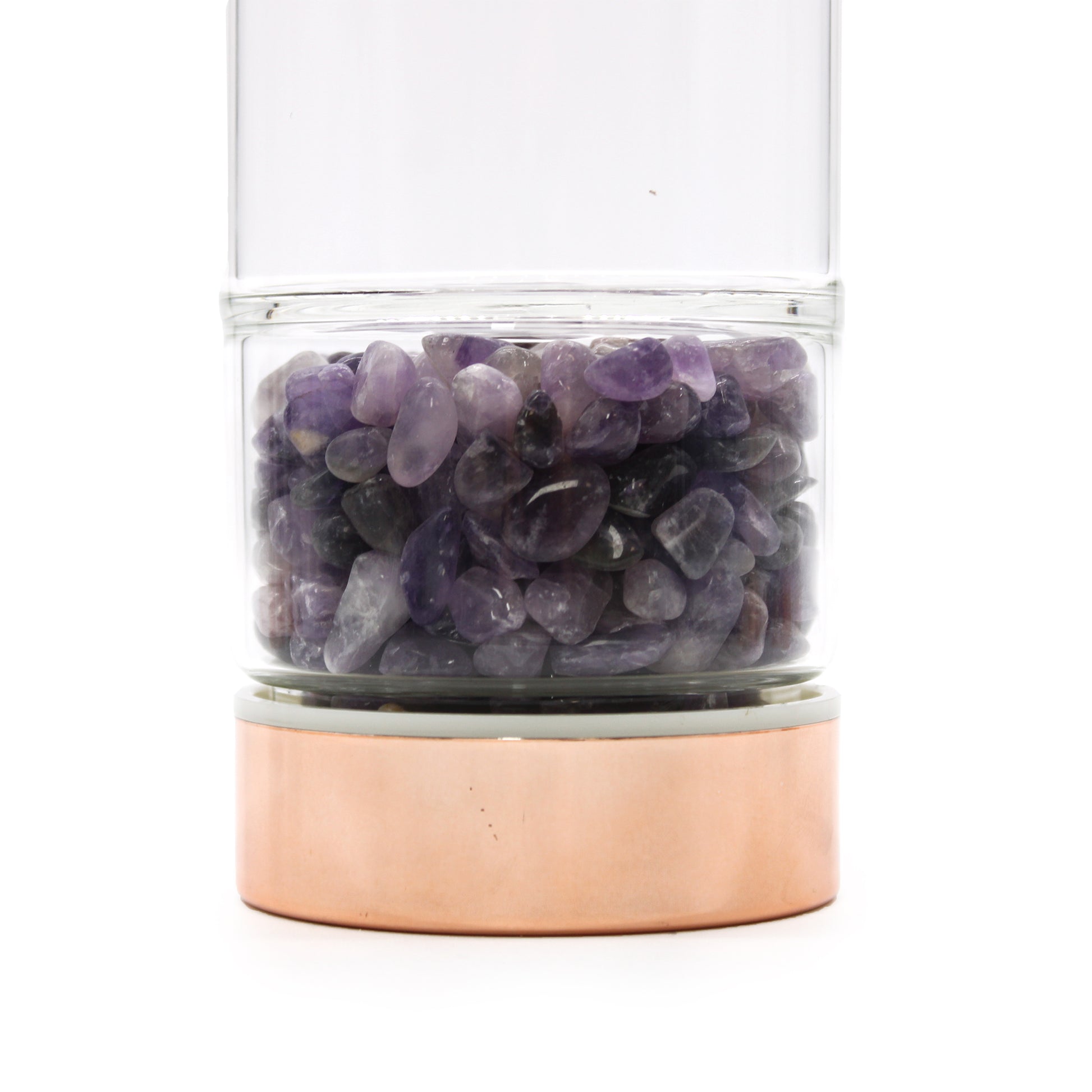 crystal glass tea infuser bottle_Rosebuds Aroma 