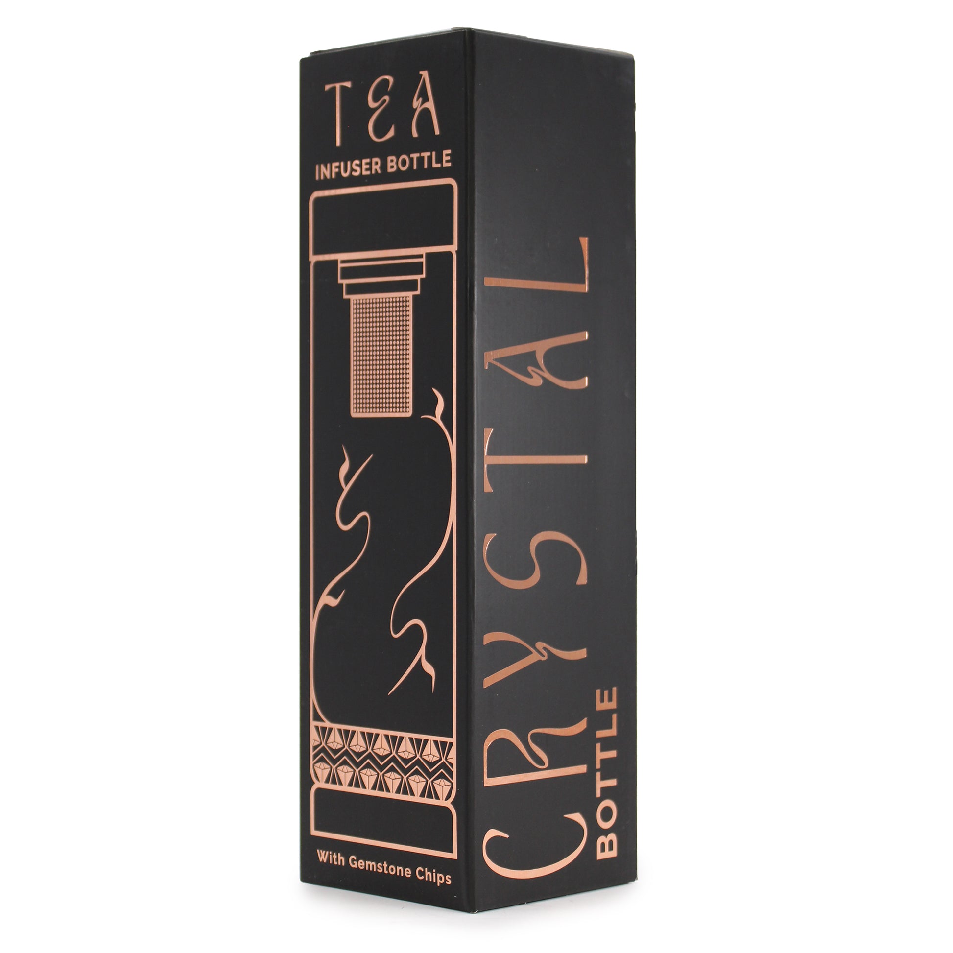 crystal glass tea infuser bottle_Rosebuds Aroma 