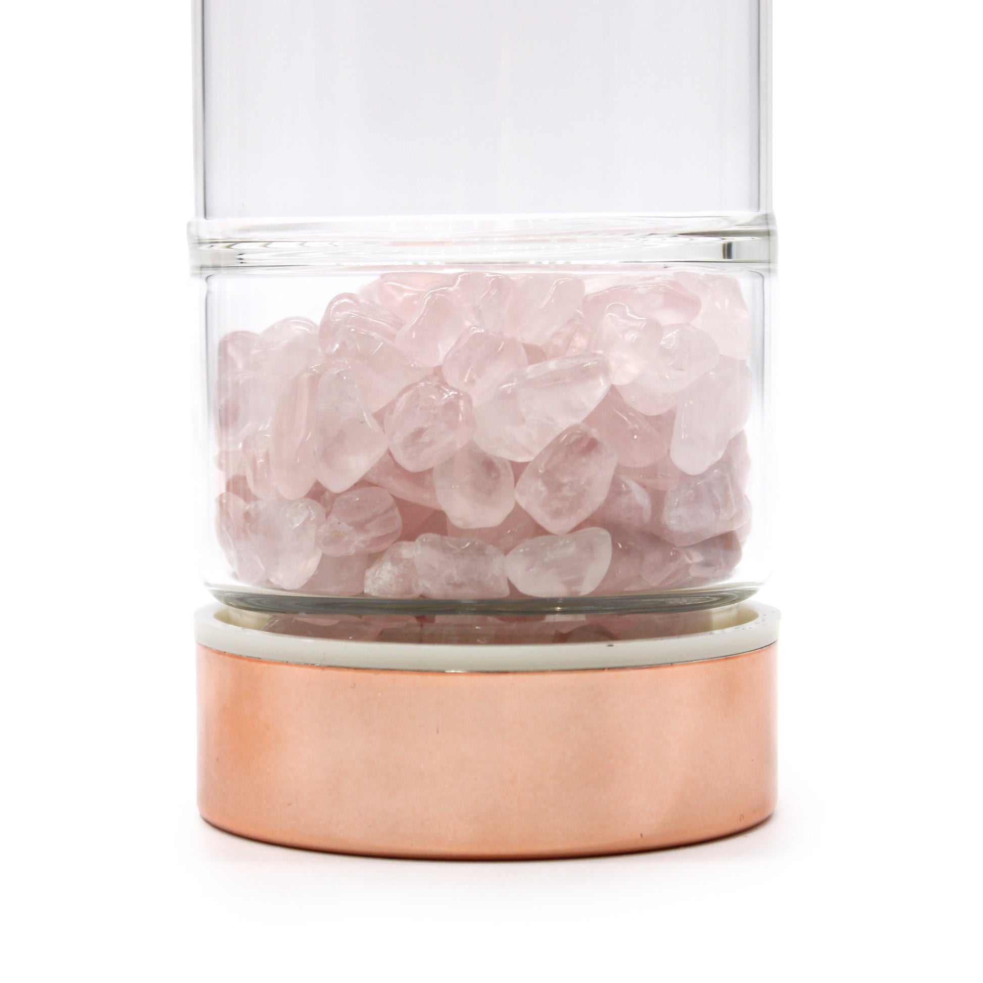 crystal glass tea infuser bottle_Rosebuds Aroma 