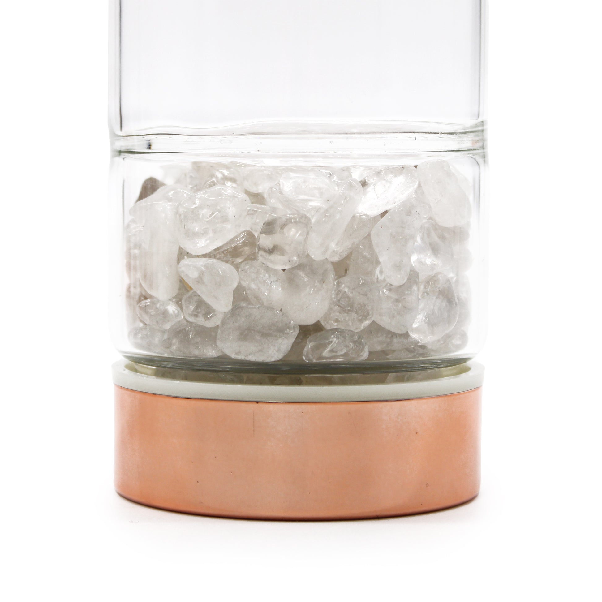 crystal glass tea infuser bottle_Rosebuds Aroma 