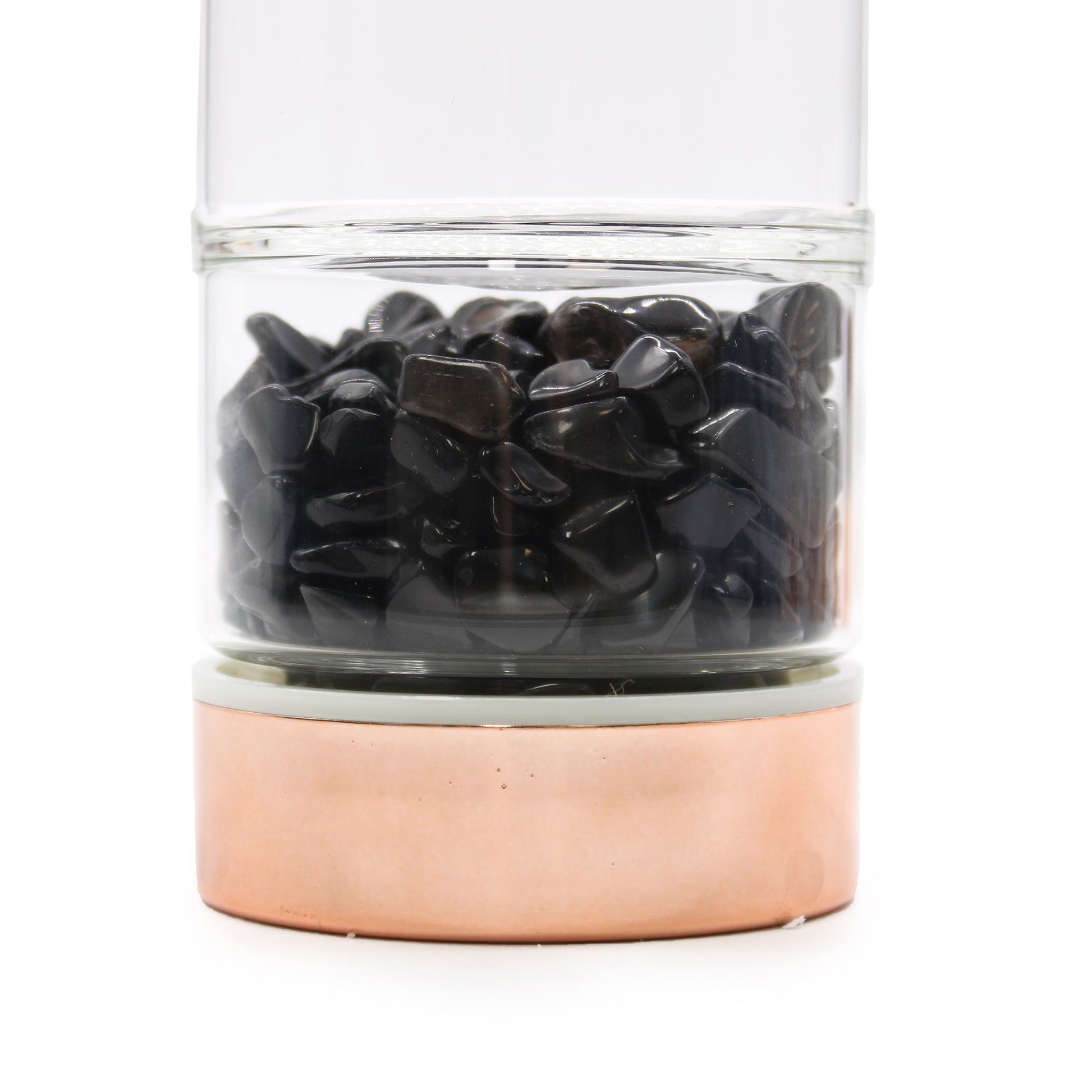 crystal glass tea infuser bottle_Rosebuds Aroma 