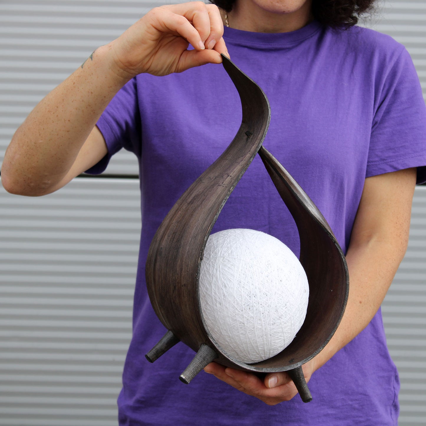 Natural Coconut Lamp