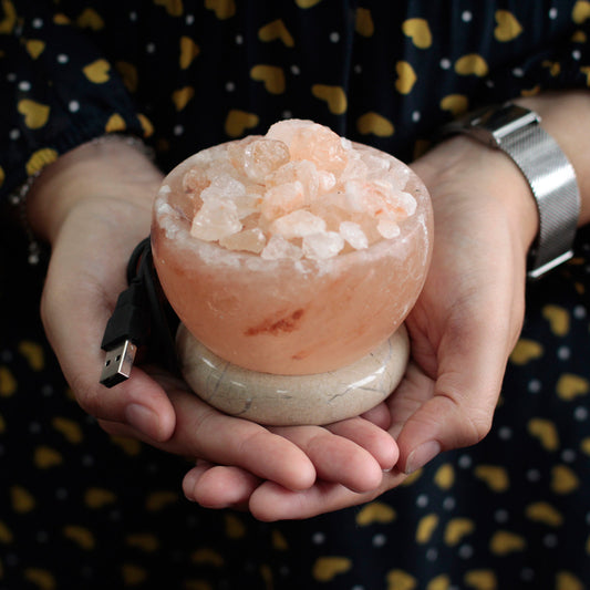 USB Fire Bowl Multicolour Himalayan Salt lamp
