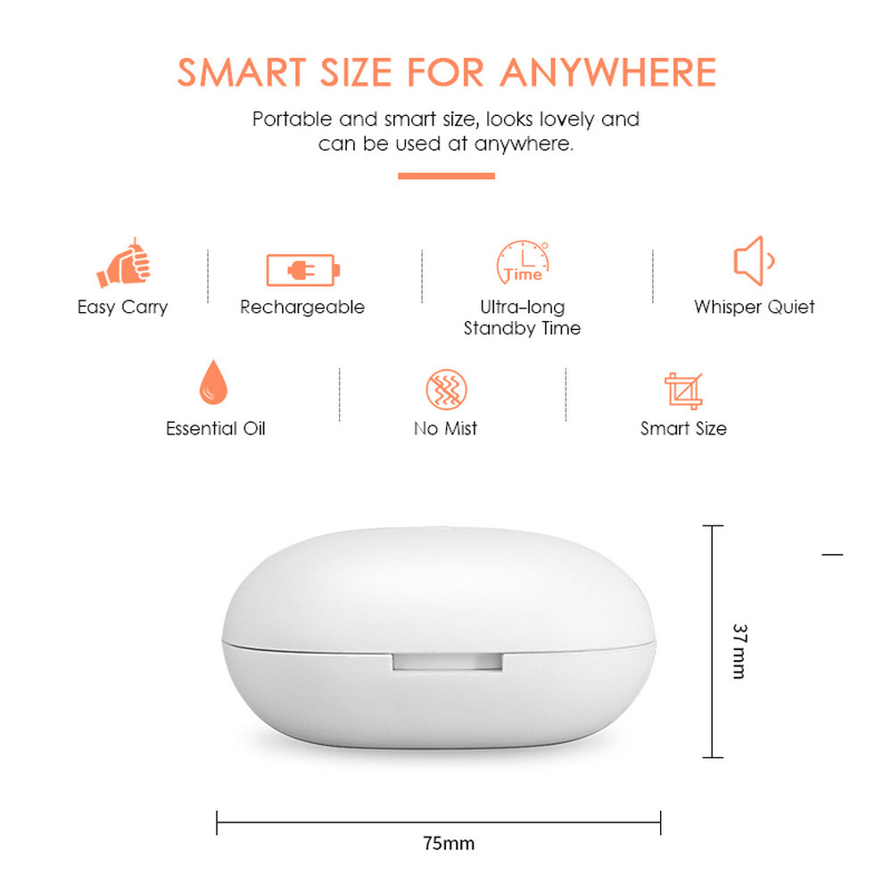 Portable Aromatherapy Diffuser - Rosebuds Aroma